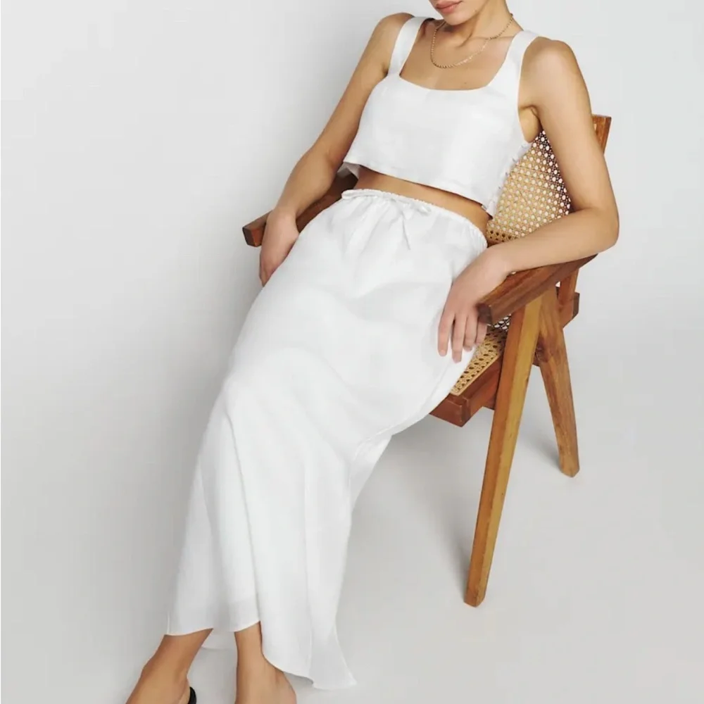Reformation | Amir Linen Two Piece | Large